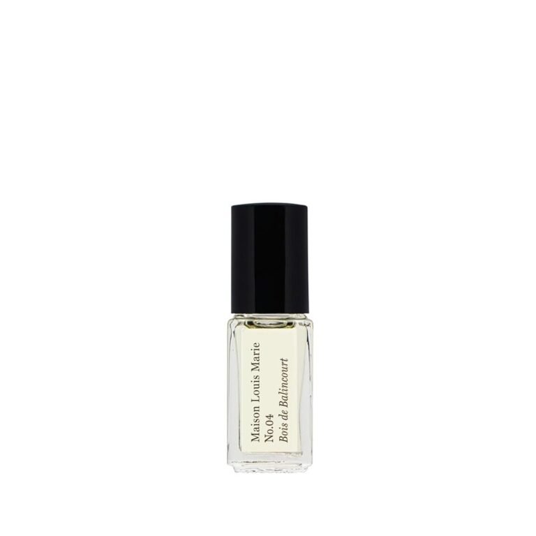 Maison Louis Marie No.04 Bois de Balincourt perfume bottle with black cap