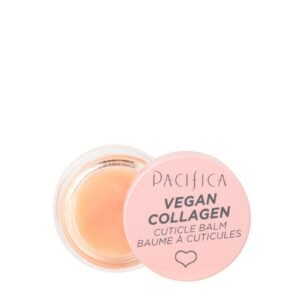 Pacifica Vegan Collagen Cuticle Balm jar with pink lid
