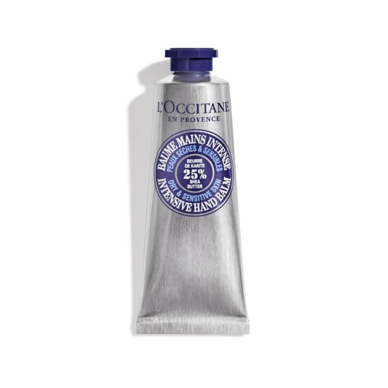 L'Occitane Intensive Hand Balm tube with shea butter, for dry and sensitive skin