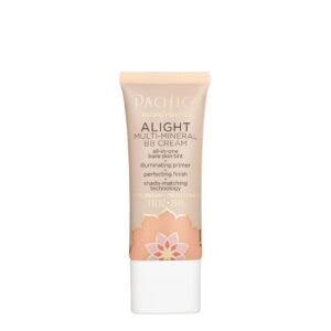 Pacifica Alight Multi-Mineral BB Cream tube with floral design and white base