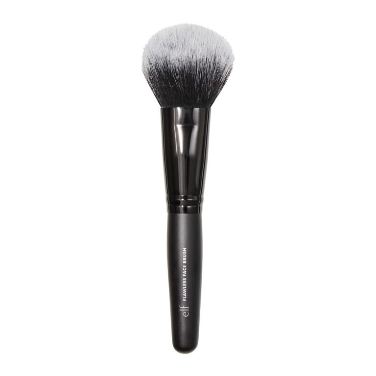 E.l.f. Flawless Face Brush with black handle and white/black bristles
