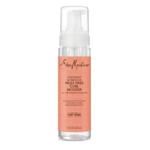 Shea Moisture Coconut & Hibiscus Frizz Free Curl Mousse bottle
