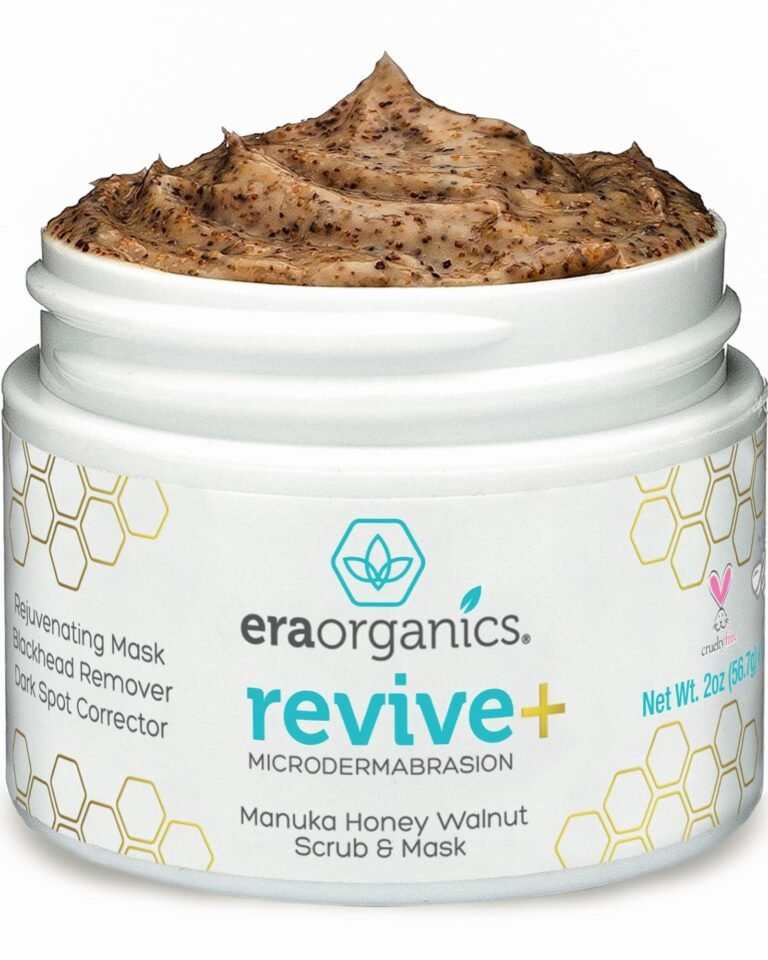 Jar of Era Organics Revive+ Manuka Honey Walnut Scrub & Mask